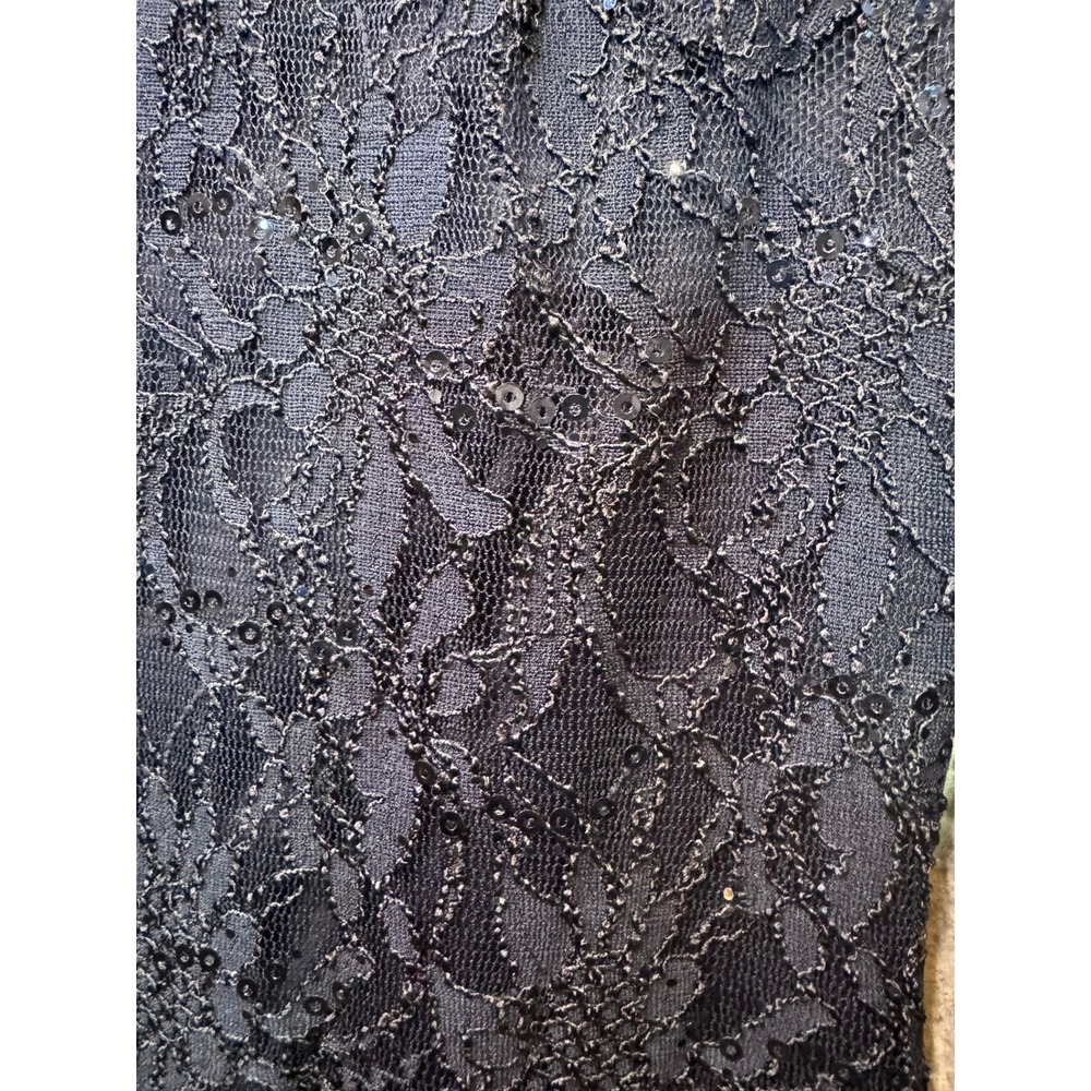 Silver Lace Sequin Cape Sleeve Cocktail Dress Jeweled Neckline Gray Shift